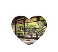 Poezjzw 6 piezas de Buscando un lugar de pureza patrón aroma lavanda aroma coche forma corazón colgante fragancia se aplica a zapatos de armario