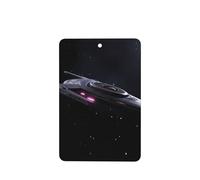 Poezjzw 6 piezas de ciencia ficción con patrón de nave espacial con aroma a lavanda, aroma de coche, fragancia rectangular para colgar se aplica a zapatos de armario