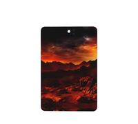 Poezjzw 6 piezas de fragancia rectangular para colgar en el armario con aroma a lavanda y cielo rojo