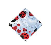 Poezjzw 6 piezas de mariquita y nube, aroma de lavanda, aroma de coche, fragancia cuadrada para colgar se aplica a zapatos de armario