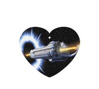 Poezjzw 6 piezas de nave espacial con patrón de agujero de gusano, aroma de lavanda, aroma de coche, en forma de corazón, fragancia colgante que se aplica a los zapatos del armario