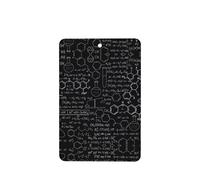 Poezjzw 6 piezas de patrones abstractos de ciencia, química, aroma de lavanda, aroma de coche, rectangular, para colgar, se aplica a zapatos de armario