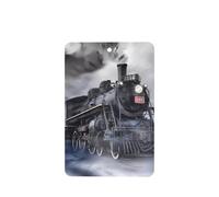 Poezjzw 6 piezas de tren de vapor con patrón de nubes, aroma de lavanda, aroma de coche, rectangular, fragancia para colgar se aplica a zapatos de armario