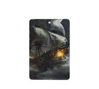 Poezjzw 6 piezas de velero en el mar, aroma de lavanda, aroma de coche, rectangular, para colgar, se aplica a zapatos de armario