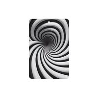 Poezjzw 6 piezas en espiral de ilusión óptica con patrón gif con aroma a lavanda, aroma de coche, rectangular, fragancia para colgar se aplica a zapatos de armario
