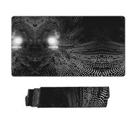 Poezjzw Alfombrilla de mouse para juegos con patrón de puntos luminosos de mosaico, alfombrilla de mouse grande extendida para computadora grande para el hogar, oficina, juegos, trabajo, 16 x 29.5