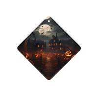Poezjzw All Hallows' Eve Pattern - Ambientadores para coche, 6 unidades, cuadrados, para colgar en tabletas de aromaterapia, ambientadores perfumados para dormitorio, armario, zapatos