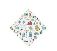 Poezjzw Ambientadores cuadrados con aroma a lavanda para coche, abstracción, biología, química, patrón de 4 piezas, tabletas de aromaterapia para armario, zapatero, eliminar