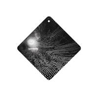 Poezjzw Ambientadores cuadrados con aroma a lavanda para coche, diseño de mosaico, puntos luminosos, 4 tabletas de aromaterapia para armario y zapatos