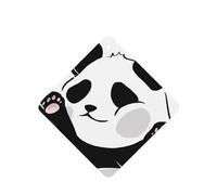 Poezjzw Ambientadores cuadrados con aroma a lavanda para coche, divertido patrón de panda, 4 tabletas de aromaterapia para armario, zapatero, eliminar