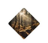 Poezjzw Ambientadores cuadrados con aroma a lavanda para coche, patrón de haz de luz, 4 tabletas de aromaterapia para armario y zapatos