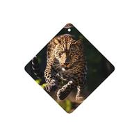 Poezjzw Ambientadores cuadrados con aroma a lavanda para coche, patrón de leopardo, 4 unidades, tabletas de aromaterapia para armario y zapatos