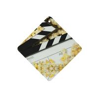 Poezjzw Ambientadores cuadrados con aroma a lavanda para coche, tablilla de cine y patrón de palomitas de maíz, 4 tabletas de aromaterapia para armario, zapatero, eliminar