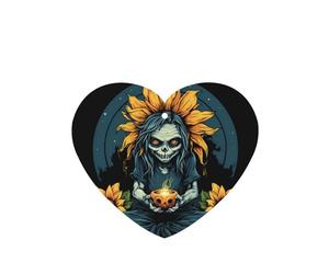 Poezjzw Ambientadores de aire para coche, diseño de bruja de girasol, 6 unidades, en forma de corazón, para colgar en tabletas de aromaterapia, ambientadores perfumados para dormitorio y baño