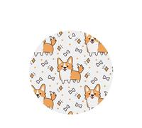 Poezjzw Ambientadores de coche con aroma a lavanda de forma redonda, bonito patrón de corgi, 4 tabletas de aromaterapia para armario de zapatos, eliminación