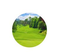 Poezjzw Ambientadores de coche con aroma a lavanda de forma redonda, patrón de campo de golf de Vancouver, 4 tabletas de aromaterapia para armario, zapatero, eliminar