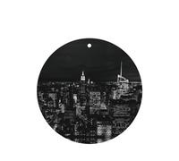 Poezjzw Ambientadores de coche con aroma a lavanda de forma redonda, patrón de cielo nocturno de Nueva York, 4 unidades, tabletas de aromaterapia para armario, zapatero, eliminar