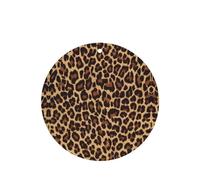 Poezjzw Ambientadores de coche con aroma a lavanda de forma redonda, patrón de leopardo y guepardo, 6 unidades, tabletas de aromaterapia para armario, zapatero, eliminar