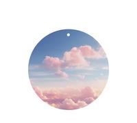 Poezjzw Ambientadores de coche con aroma a lavanda de forma redonda, patrón de números grandes, 4 tabletas de aromaterapia para armario y zapatos