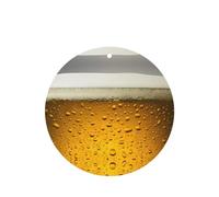 Poezjzw Ambientadores de coche con aroma a lavanda de forma redonda, patrón de papel tapiz de cerveza, 4 tabletas de aromaterapia para armario de zapatos, eliminación