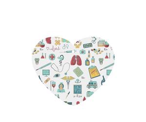 Poezjzw Ambientadores de coche con aroma a lavanda en forma de corazón, abstracción, biología, química, patrón de 4 piezas, tabletas de aromaterapia para armario, zapatero, eliminar