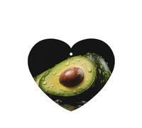 Poezjzw Ambientadores de coche con aroma a lavanda en forma de corazón, aguacate, patrón de frutas comestibles, 6 tabletas de aromaterapia para armario y zapatos