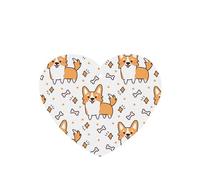 Poezjzw Ambientadores de coche con aroma a lavanda en forma de corazón, bonito patrón de corgi, 6 unidades, tabletas de aromaterapia para armario de zapatos