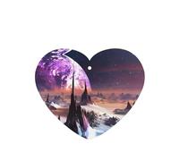 Poezjzw Ambientadores de coche con aroma a lavanda en forma de corazón, diseño de galaxia, estrellas, colinas, 6 unidades, tabletas de aromaterapia para armario, zapatero, eliminar
