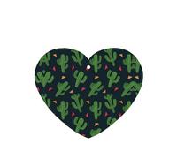 Poezjzw Ambientadores de coche con aroma a lavanda en forma de corazón, patrón artístico de cactus, 4 unidades, tabletas de aromaterapia para armario de zapatos