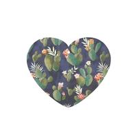 Poezjzw Ambientadores de coche con aroma a lavanda en forma de corazón, patrón de cactus de acuarela, 4 unidades, tabletas de aromaterapia para armario, zapatero, eliminar