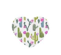 Poezjzw Ambientadores de coche con aroma a lavanda en forma de corazón, patrón de cactus floreciente, 6 unidades, tabletas de aromaterapia para armario, zapatero, eliminar