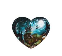 Poezjzw Ambientadores de coche con aroma a lavanda en forma de corazón, patrón de calabaza, cementerio, 4 unidades, tabletas de aromaterapia para armario, zapatero, eliminar