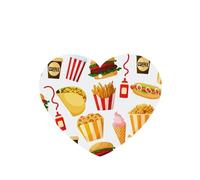 Poezjzw Ambientadores de coche con aroma a lavanda en forma de corazón, patrón de círculo de hamburguesa, 6 tabletas de aromaterapia para armario, zapatero, eliminar