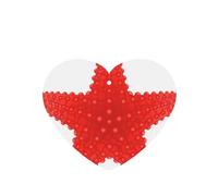 Poezjzw Ambientadores de coche con aroma a lavanda en forma de corazón, patrón de estrella de mar roja, 6 unidades, tabletas de aromaterapia para armario, zapatero, eliminar