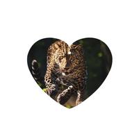 Poezjzw Ambientadores de coche con aroma a lavanda en forma de corazón, patrón de leopardo, 4 tabletas de aromaterapia para armario y zapatos