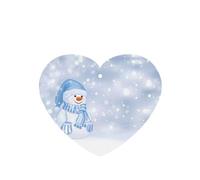 Poezjzw Ambientadores de coche con aroma a lavanda en forma de corazón, patrón de muñeco de nieve feliz, 4 unidades, tabletas de aromaterapia para armario, zapatero, eliminar