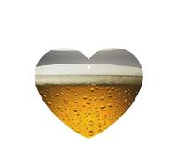 Poezjzw Ambientadores de coche con aroma a lavanda en forma de corazón, patrón de papel tapiz de cerveza, 4 tabletas de aromaterapia para armario, zapatero, eliminar