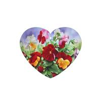 Poezjzw Ambientadores de coche con aroma a lavanda en forma de corazón, patrón de perfección de pensamiento, 6 tabletas de aromaterapia para armario, zapatero, eliminar