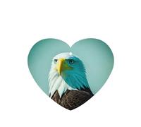 Poezjzw Ambientadores de coche con diseño de águila valiente, 6 unidades, en forma de corazón, para colgar en tabletas de aromaterapia, ambientadores perfumados para dormitorio y baño