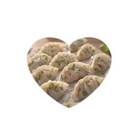 Poezjzw Ambientadores de coche con diseño de albóndigas al vapor, 4 unidades, en forma de corazón, para colgar, tabletas de aromaterapia, ambientadores perfumados para dormitorio y baño