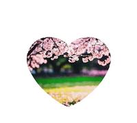 Poezjzw Ambientadores de coche con diseño de árbol de cerezo, 6 unidades, en forma de corazón, para colgar, aromaterapia, ambientadores perfumados para dormitorio y baño