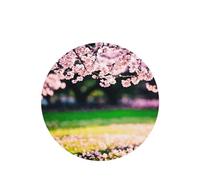 Poezjzw Ambientadores de coche con diseño de árbol de cerezo, 6 unidades, forma redonda, para colgar, tabletas de aromaterapia, ambientadores perfumados para dormitorio y baño