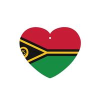 Poezjzw Ambientadores de coche con diseño de bandera de Vanuatu, 4 unidades, en forma de corazón, para colgar en tabletas de aromaterapia, ambientadores perfumados para dormitorio y baño