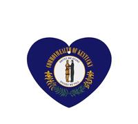 Poezjzw Ambientadores de coche con diseño de bandera del estado de Kentucky, 4 unidades, pastillas de aromaterapia colgantes en forma de corazón, ambientadores perfumados para dormitorio y baño