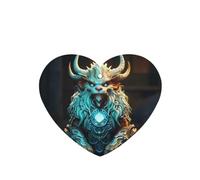 Poezjzw Ambientadores de coche con diseño de bestia tetragonal, 4 unidades, en forma de corazón, para colgar en tabletas de aromaterapia, ambientadores perfumados para dormitorio y baño