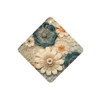 Poezjzw Ambientadores de coche con diseño de bola de flores, 6 unidades, tabletas cuadradas de aromaterapia para colgar, ambientadores perfumados para dormitorio, armario, zapatos