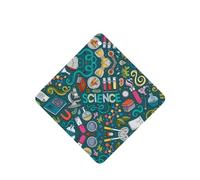 Poezjzw Ambientadores de coche con diseño de ciencia de dibujos animados, 4 unidades, tabletas cuadradas de aromaterapia, ambientadores perfumados para dormitorio, armario, zapatos