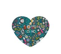 Poezjzw Ambientadores de coche con diseño de ciencia de dibujos animados, 6 unidades, en forma de corazón, para colgar, aromaterapia, ambientadores perfumados para dormitorio, armario, zapatos
