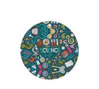Poezjzw Ambientadores de coche con diseño de ciencia de dibujos animados, 6 unidades, forma redonda, para colgar en tabletas de aromaterapia, ambientadores perfumados para dormitorio, armario, zapatos