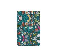Poezjzw Ambientadores de coche con diseño de ciencia de dibujos animados, 6 unidades, rectangulares colgantes, tabletas de aromaterapia, ambientadores perfumados para dormitorio, armario, zapatos